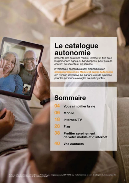 Mobile - Page 13  Orange - Le catalogue autonomie - 1er semestre 2019 -  Caraïbe